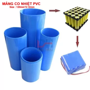 Co nhiệt PVC bọc khối Pin Lithium. Size 150 - 170 - 200 - 250 - 300mm